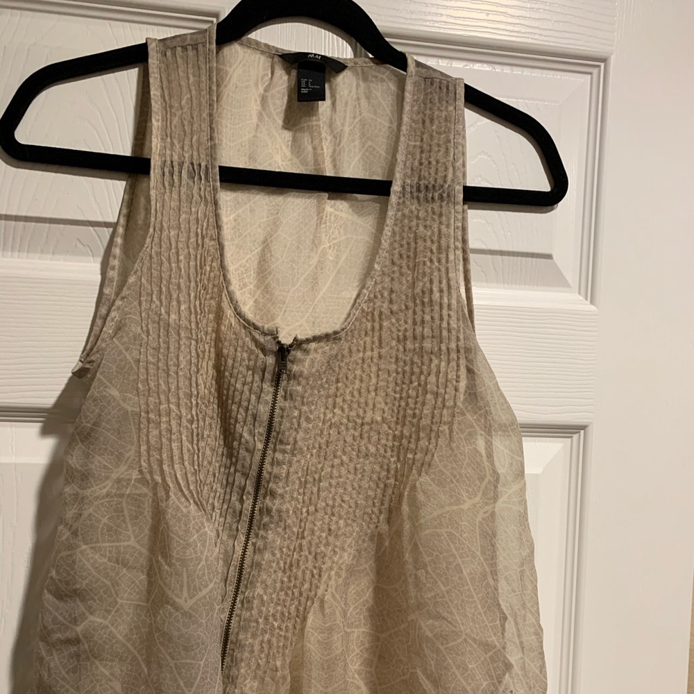 H&M beautiful sheer tank